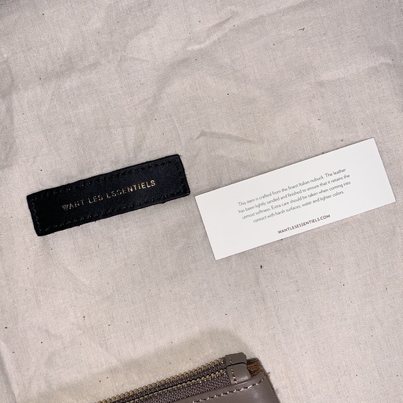 WANT LES ESSENTIELS De La Vie BARAJAS Suede Large Fold double Folio - Picture 6 of 16